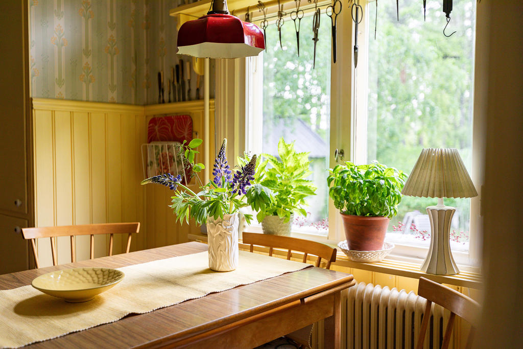 Blomster från trädgården