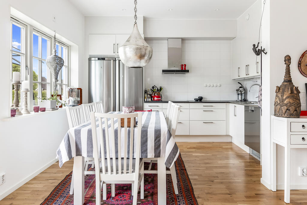 Plats för matbord i köket