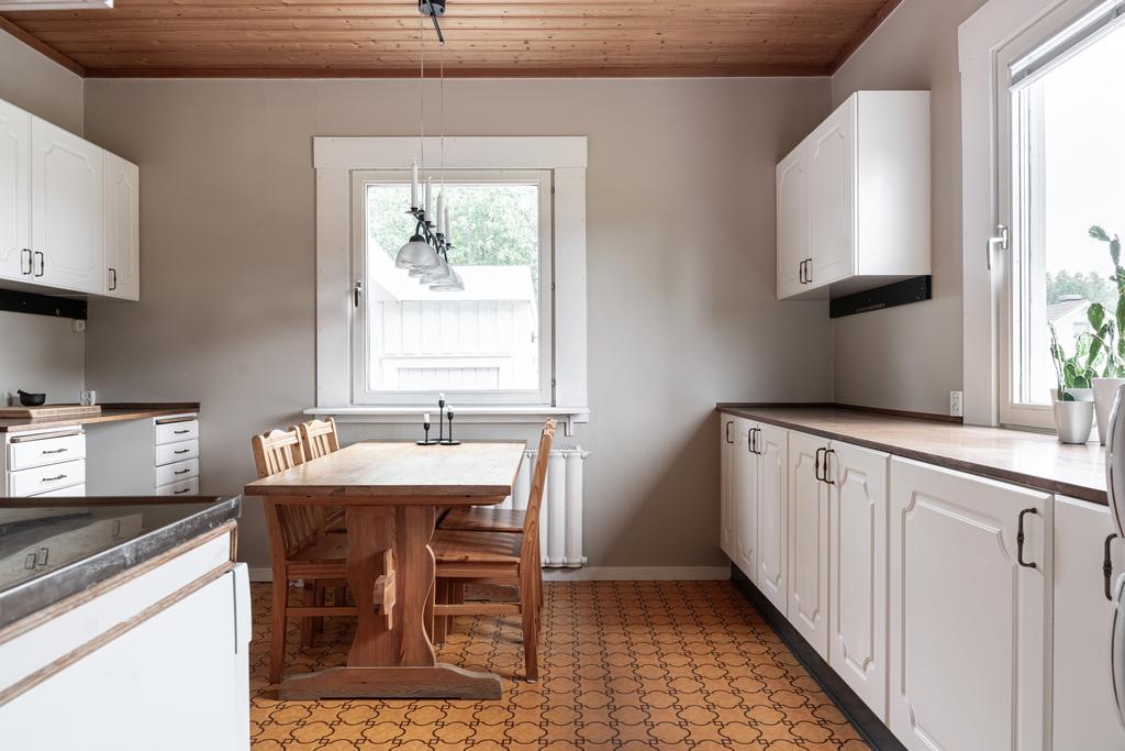 Kök med matplats