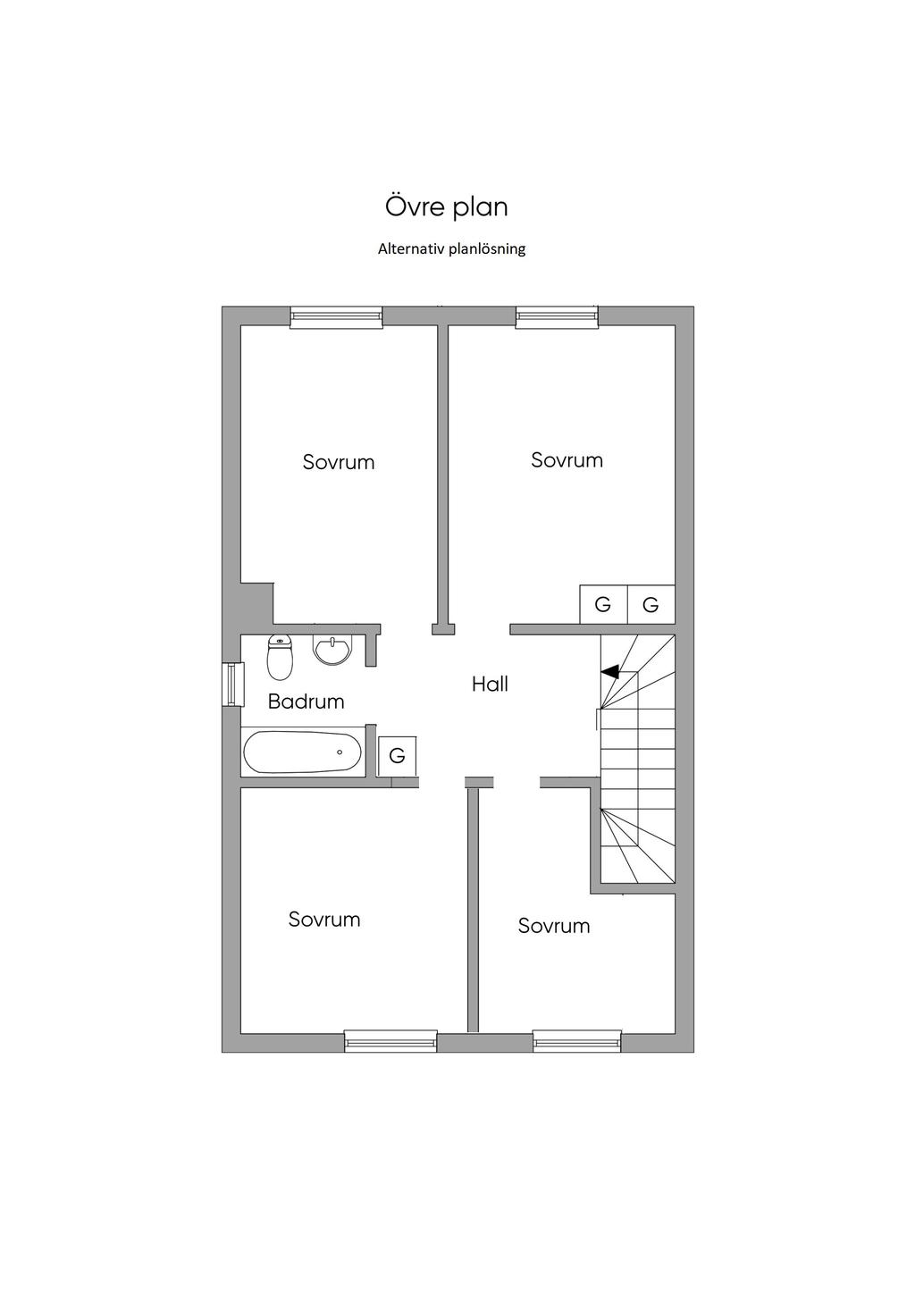 Alternativ övre plan