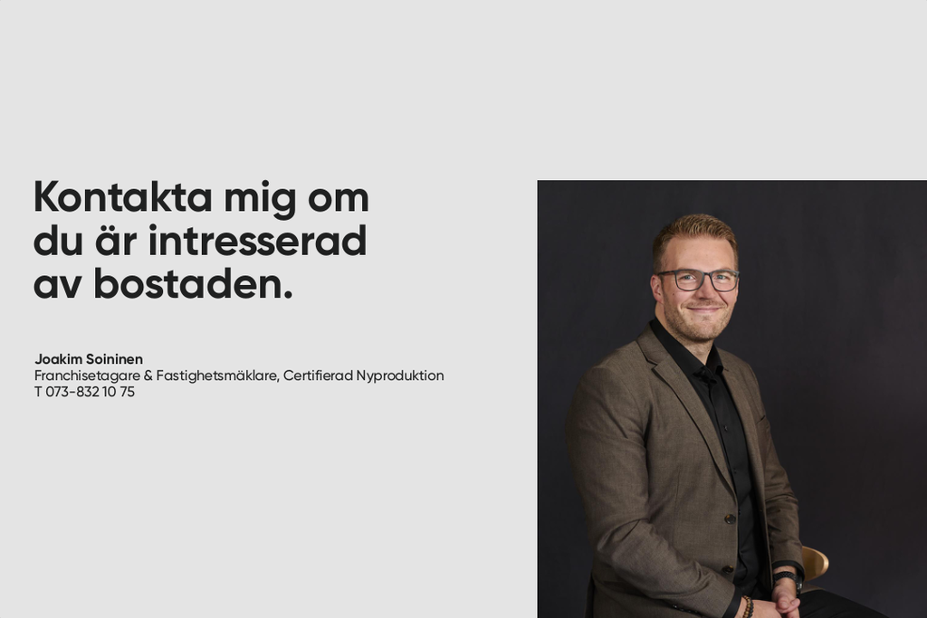 Mäklare Joakim Soininen