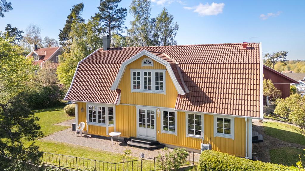 Stor trädgård för den intresserade.