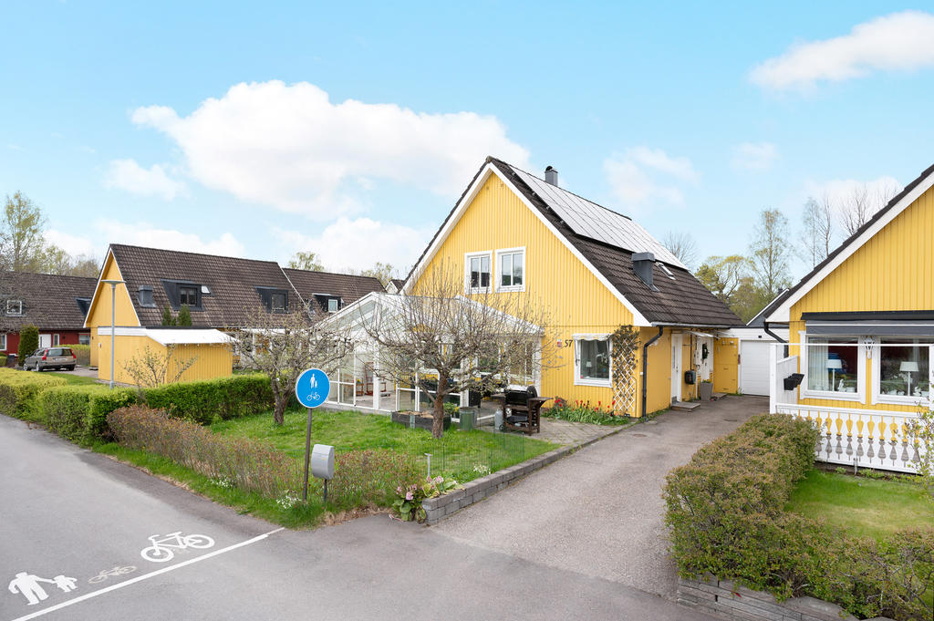 Solpaneler nyligen installerade