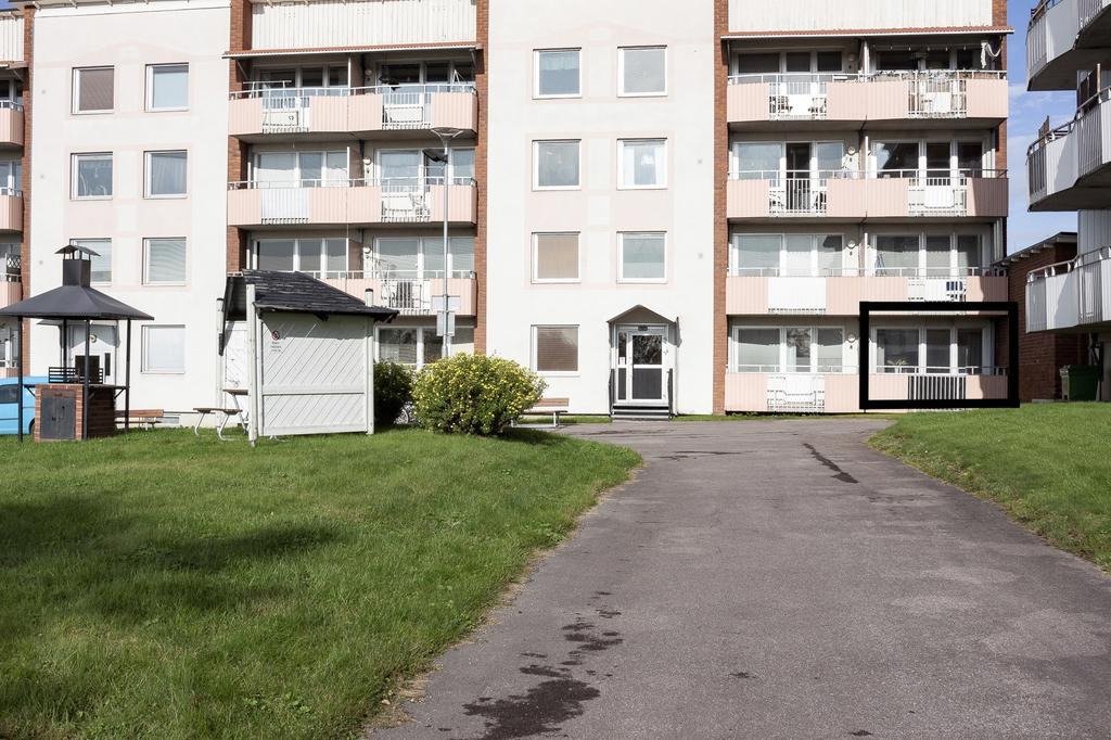 Dübengatan 29C, balkongen är markerad 