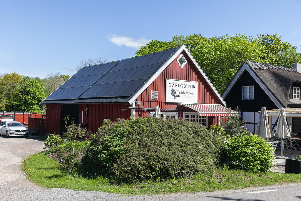 Trevlig gårdsbutik en bit bort