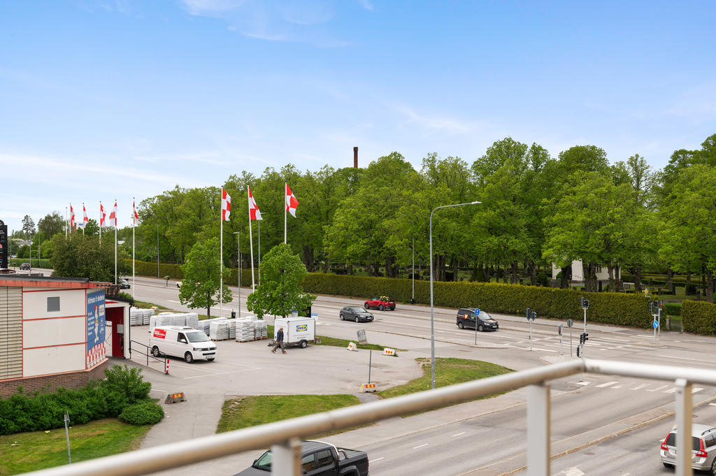 Utsikt från balkongen