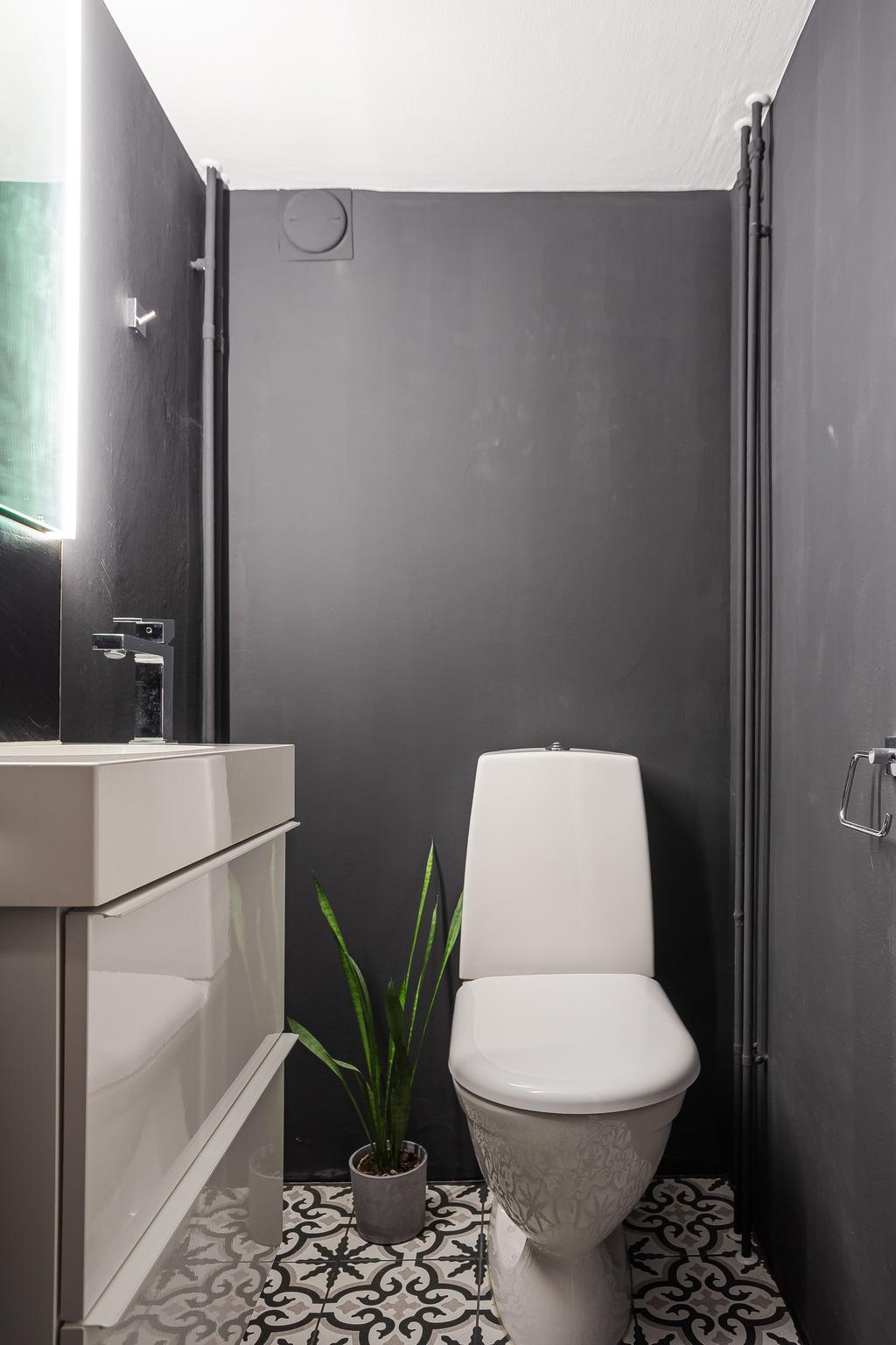 Wc i källarplan 