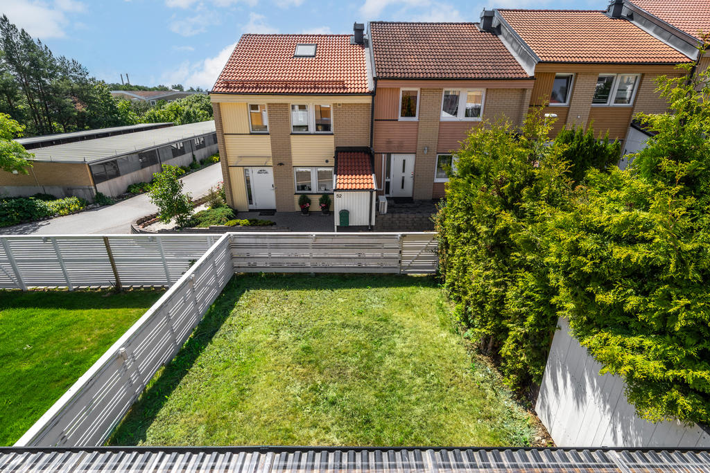 Trädgården, från övre plan