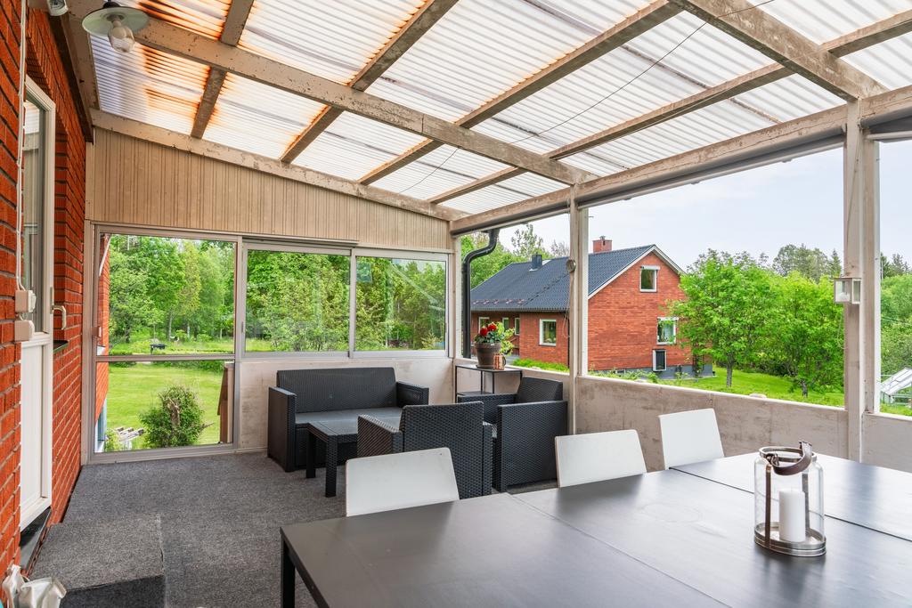 Verandan intill köket
