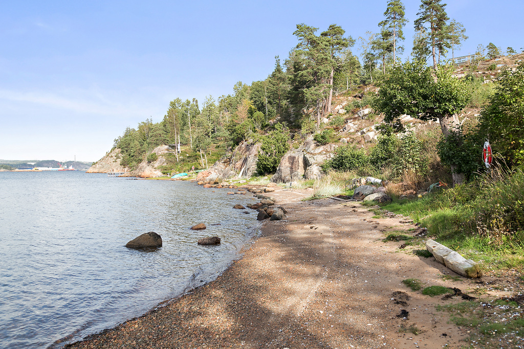 Badstrand i området 