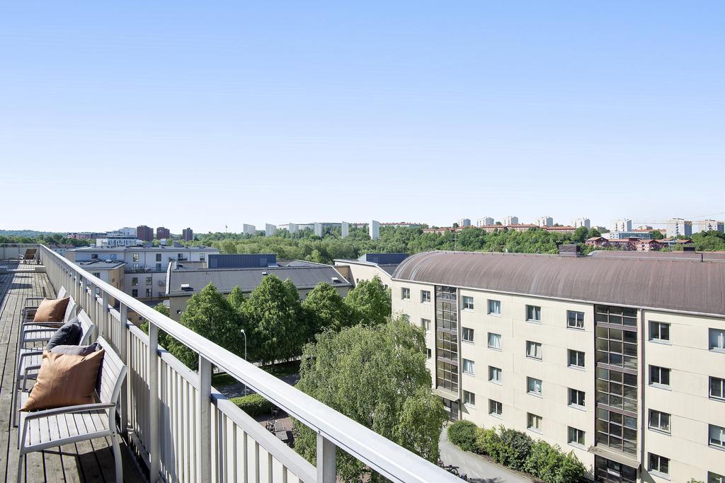 Föreningens gemensamma terrass.