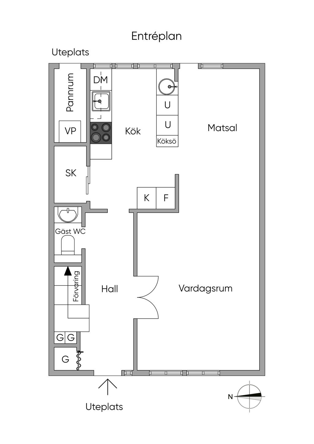 Planskiss, Entréplan 2D