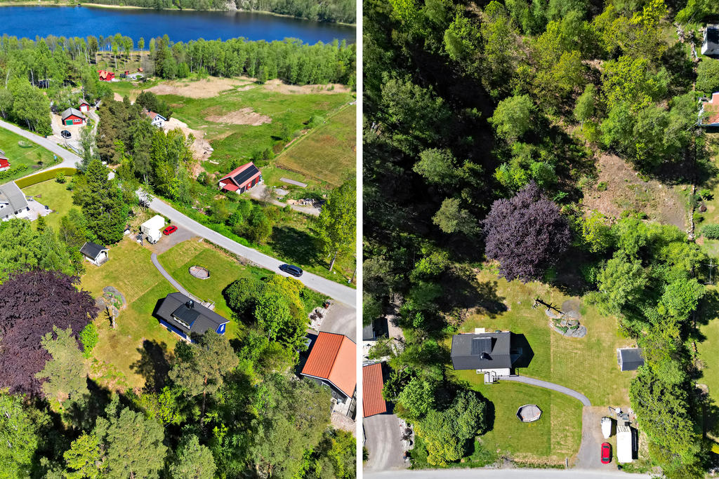 Här bor du med närhet till Agnsjön och härliga naturområden