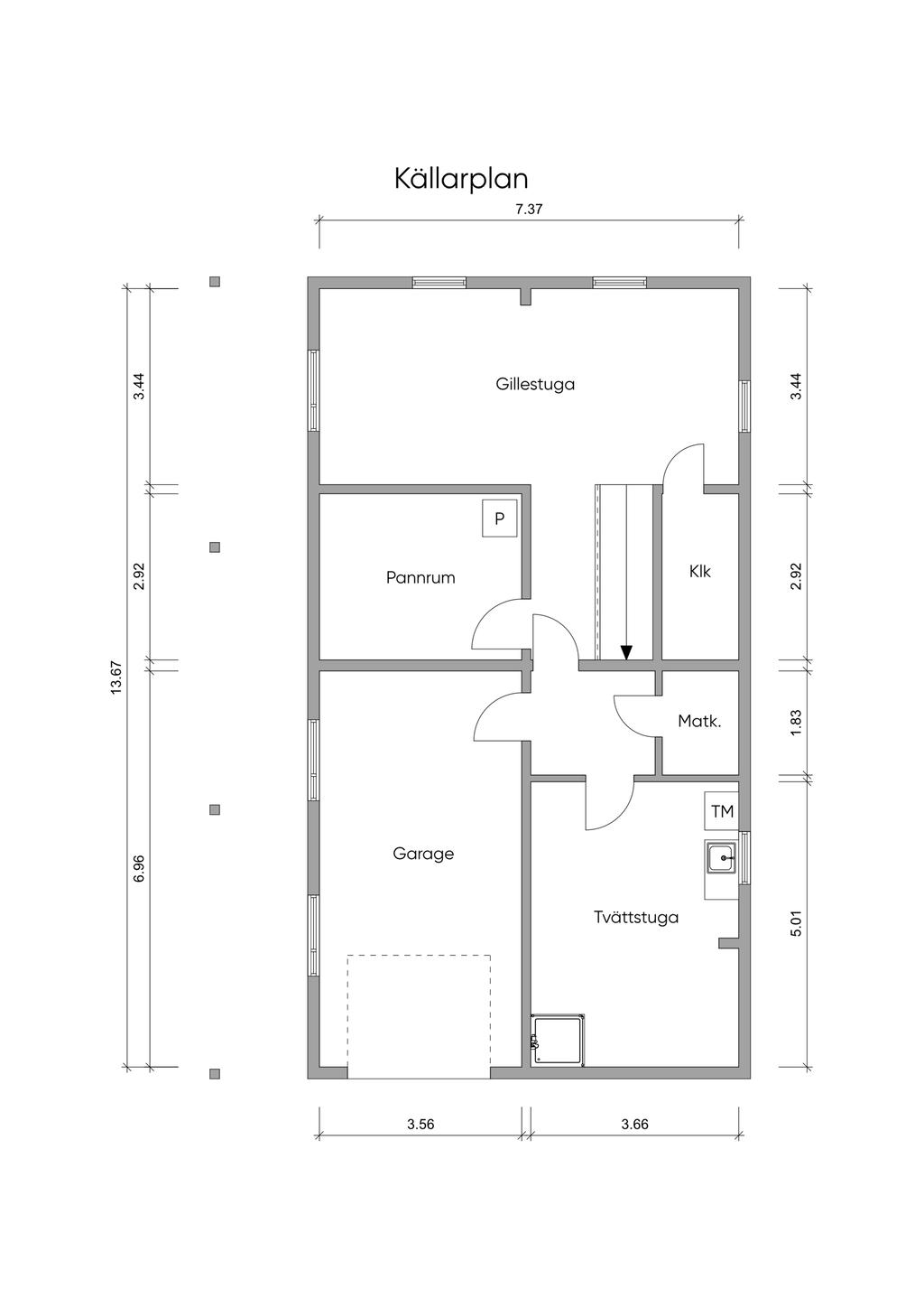 Suterrängplan 