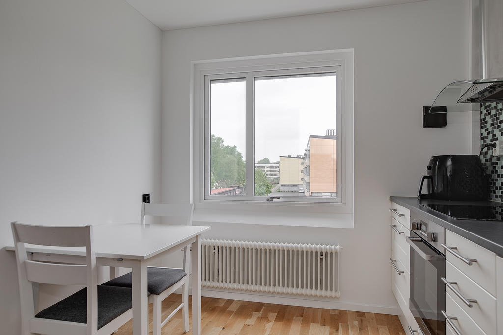 Fri utsikt från köksfönstret
