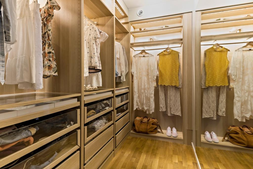Välinredd Walk-In-Closet