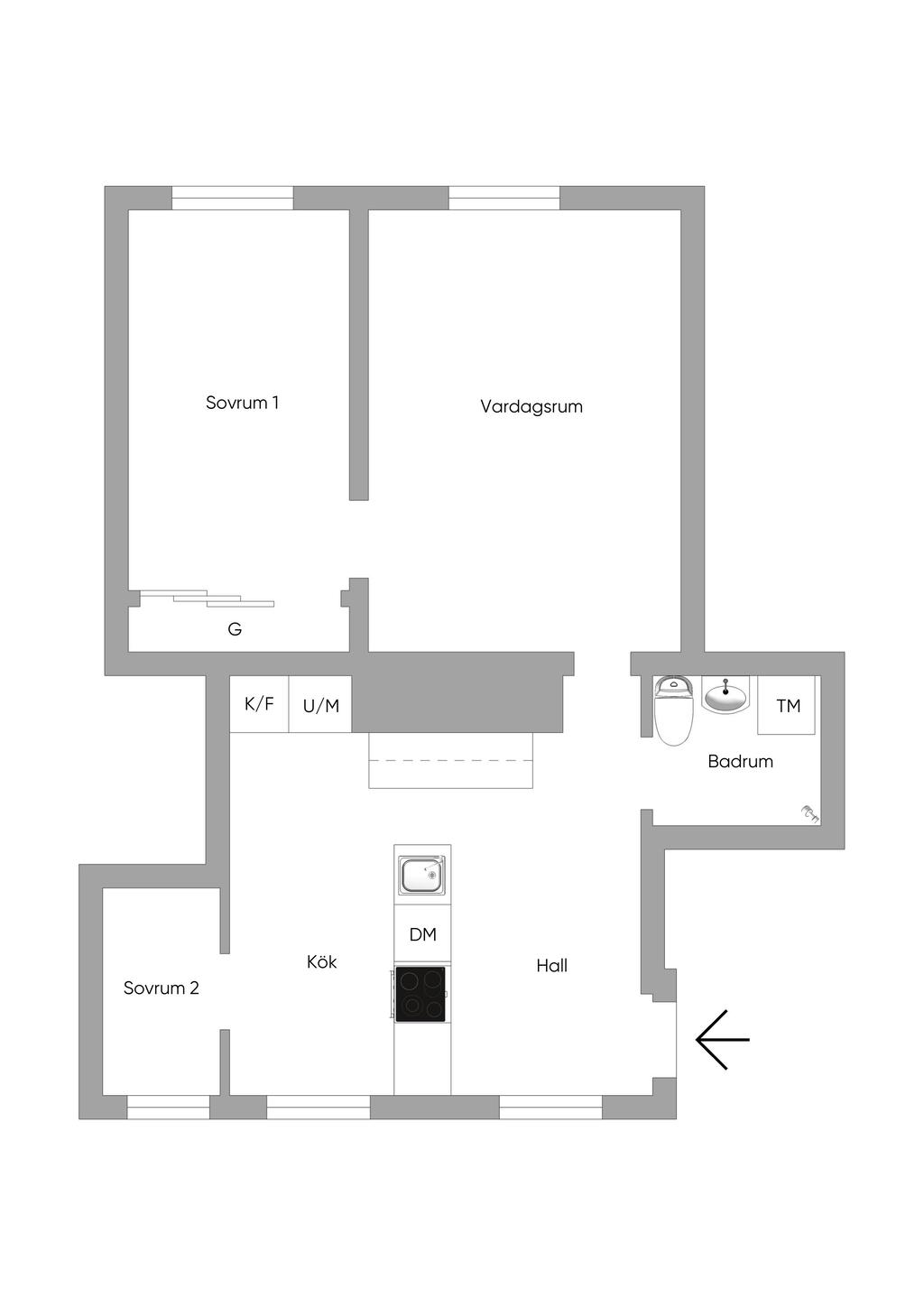 Alternativ planlösning
