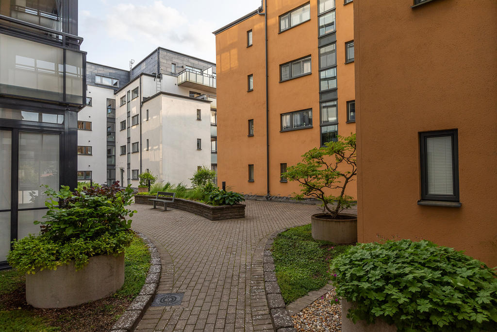 Fina odlingar på innergården