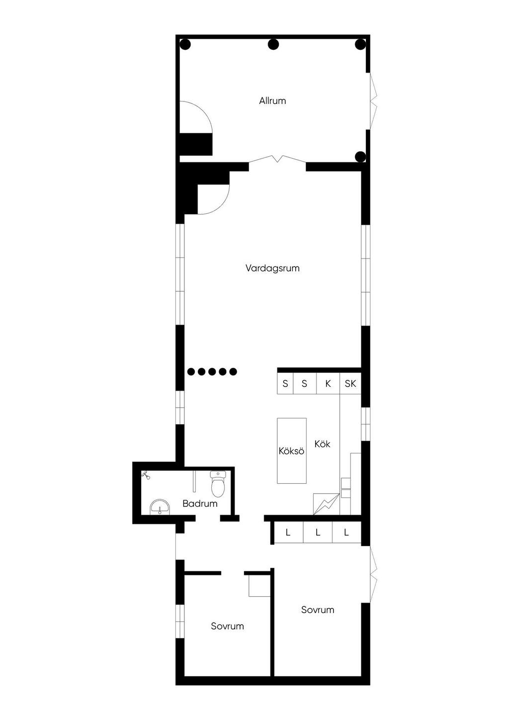 planlösning huvudbyggnad