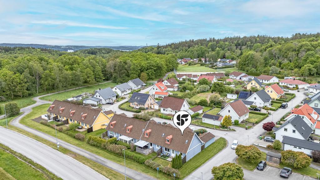 Områdesbild - Ett kanonläge med gavelläge och busshållplats smidigt i närheten