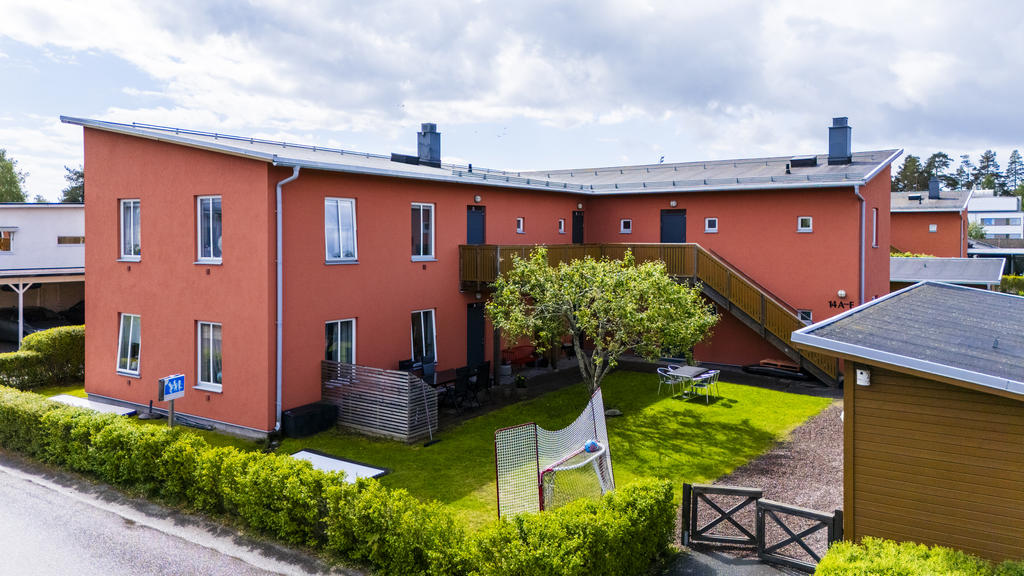 Framsidan av gården