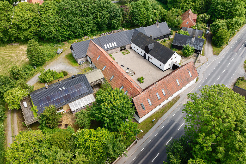 Gården sett ovan ifrån