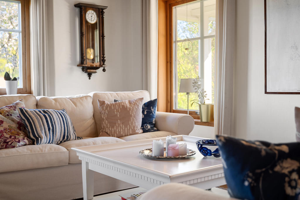 Detaljbild vardagsrum.