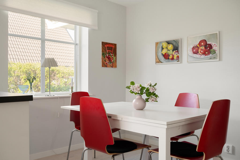 Trevlig matplatshörna.