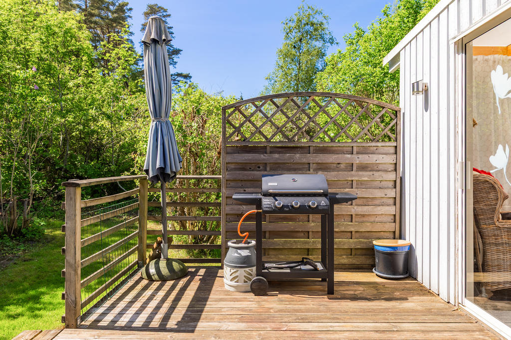 Plats för grillen.