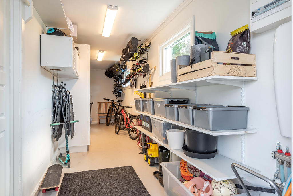 Perfekt med ett litet förråd