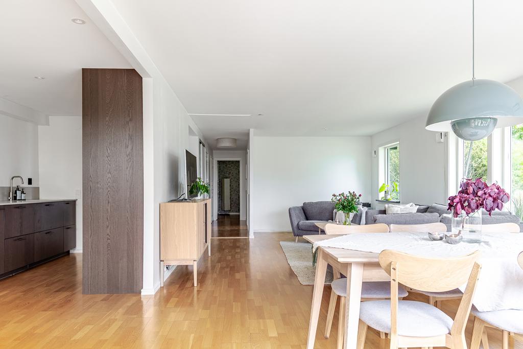 Matplats och vardagsrum i samspel – öppet och genomtänkt