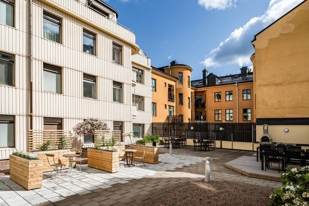 Här finns grillmöjligheter och sittplatser