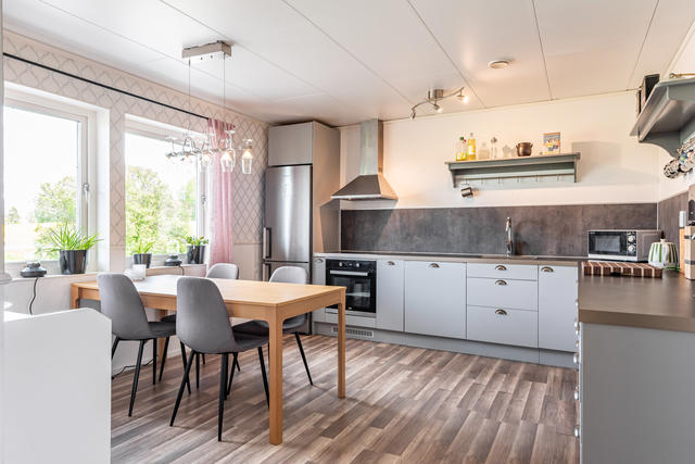 Öppet och fint kök!