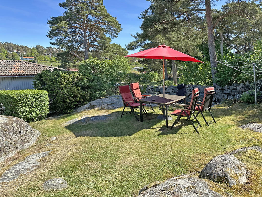 Ljuvlig trädgård.