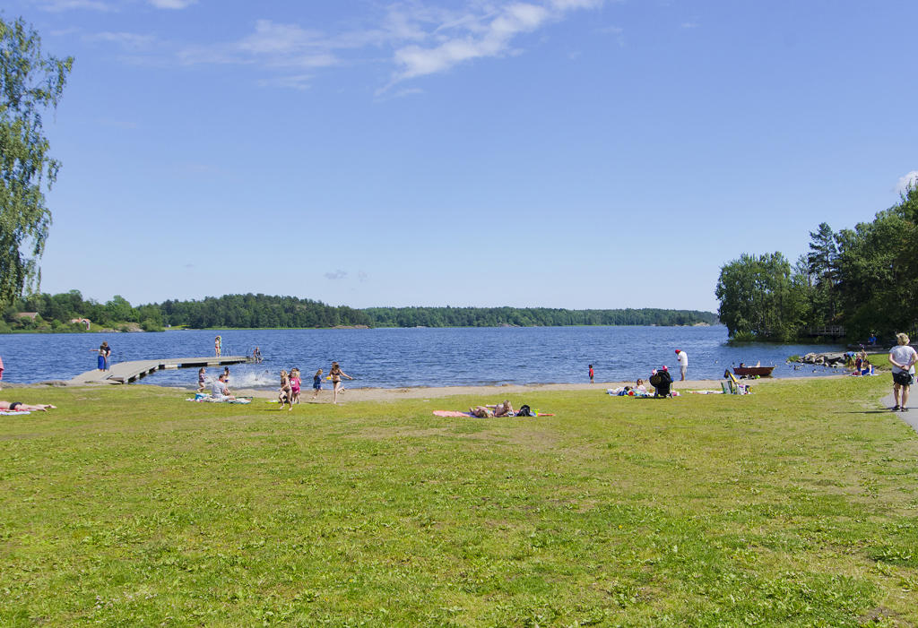 Badplats vid Drevviken