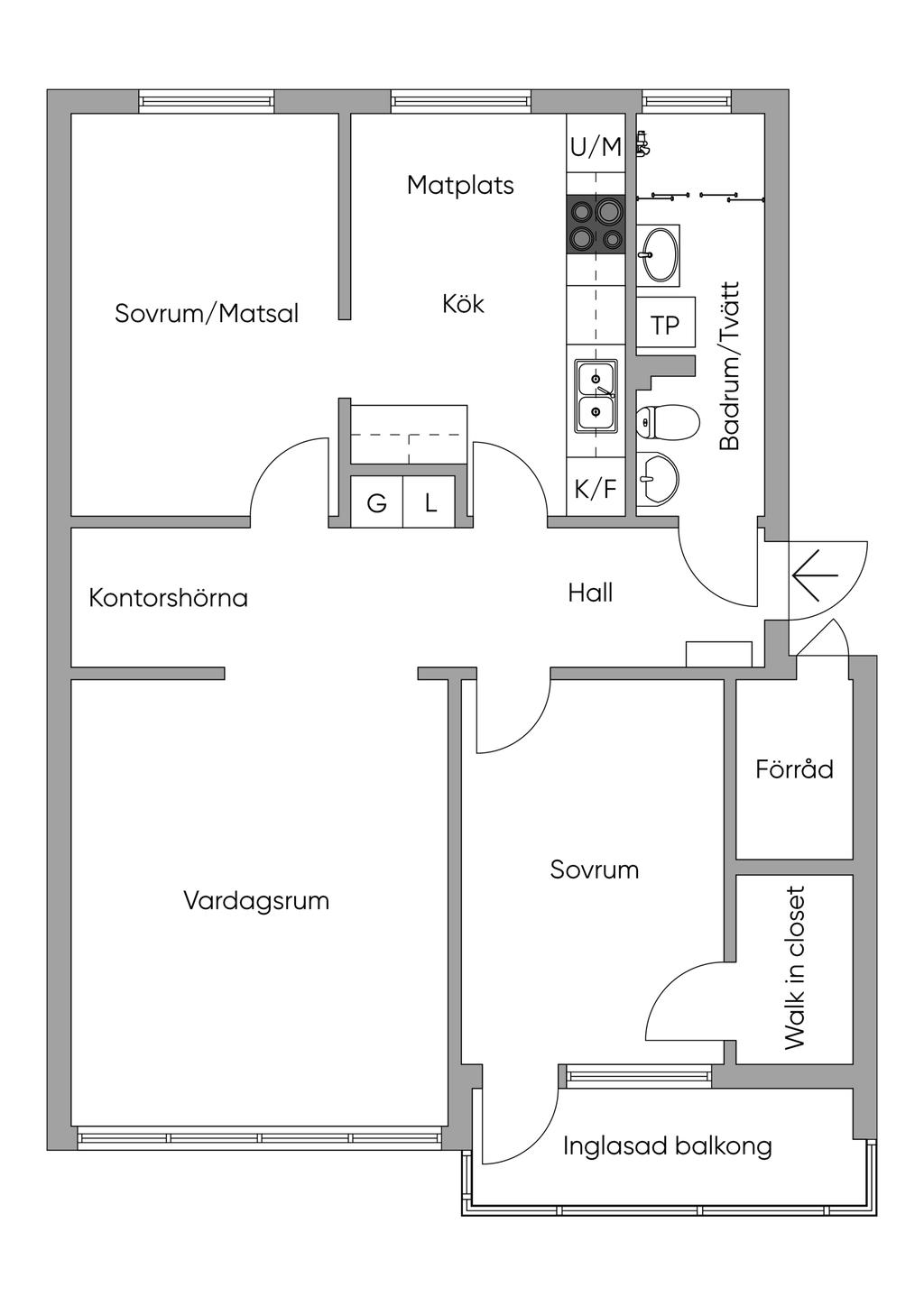 Planlösning, 2D