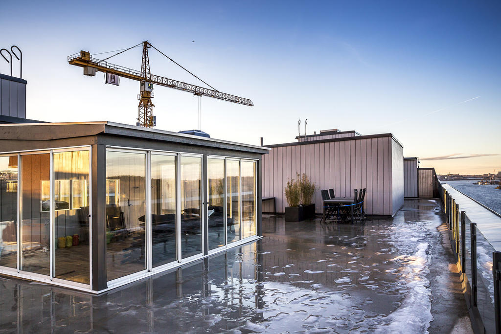 Föreningens gemensamma takterrass 