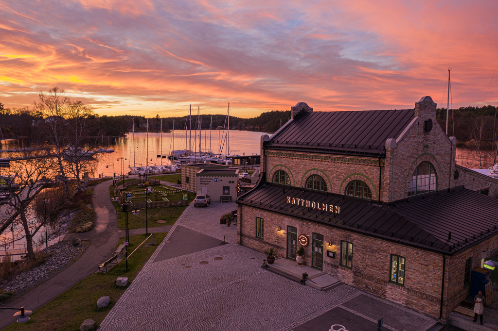 Restaurang Kattholmen i Gustavsbergs hamn