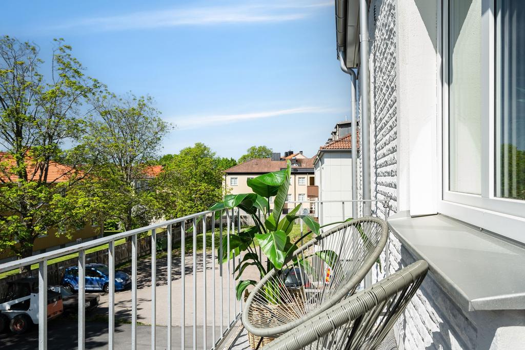 Balkong i solläge