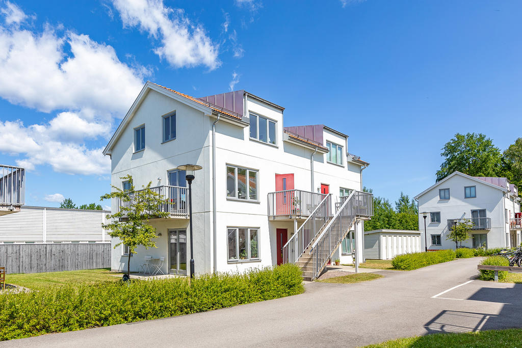 BRF Ekbacken har tio huskroppar med totalt 40 lägenheter