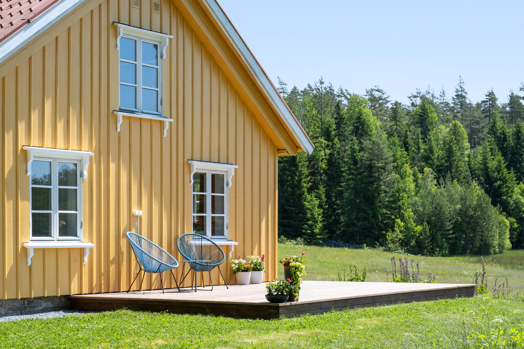 Härlig altan med sol hela dagen! 