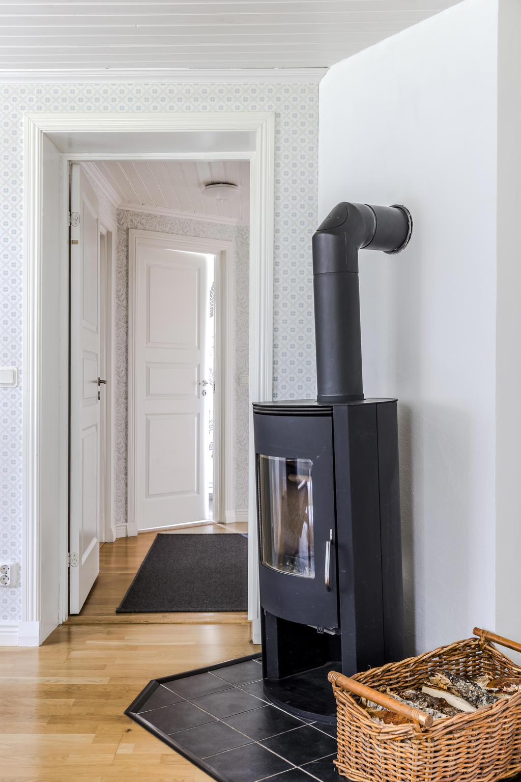 Kamin i allrum