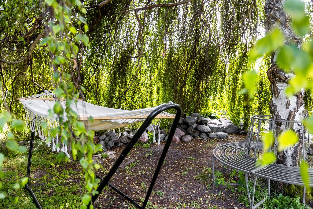 Uteplats i trädgården