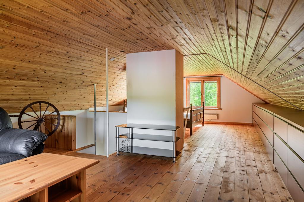 Trevligt loft med utrymme för två sovrum