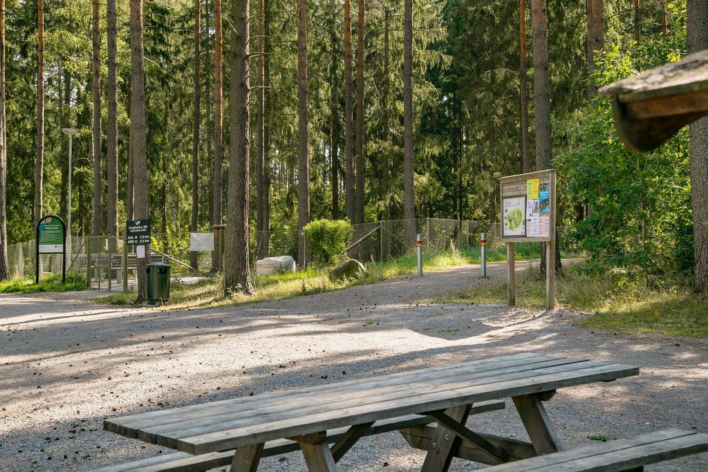 Motionsspår med utegym