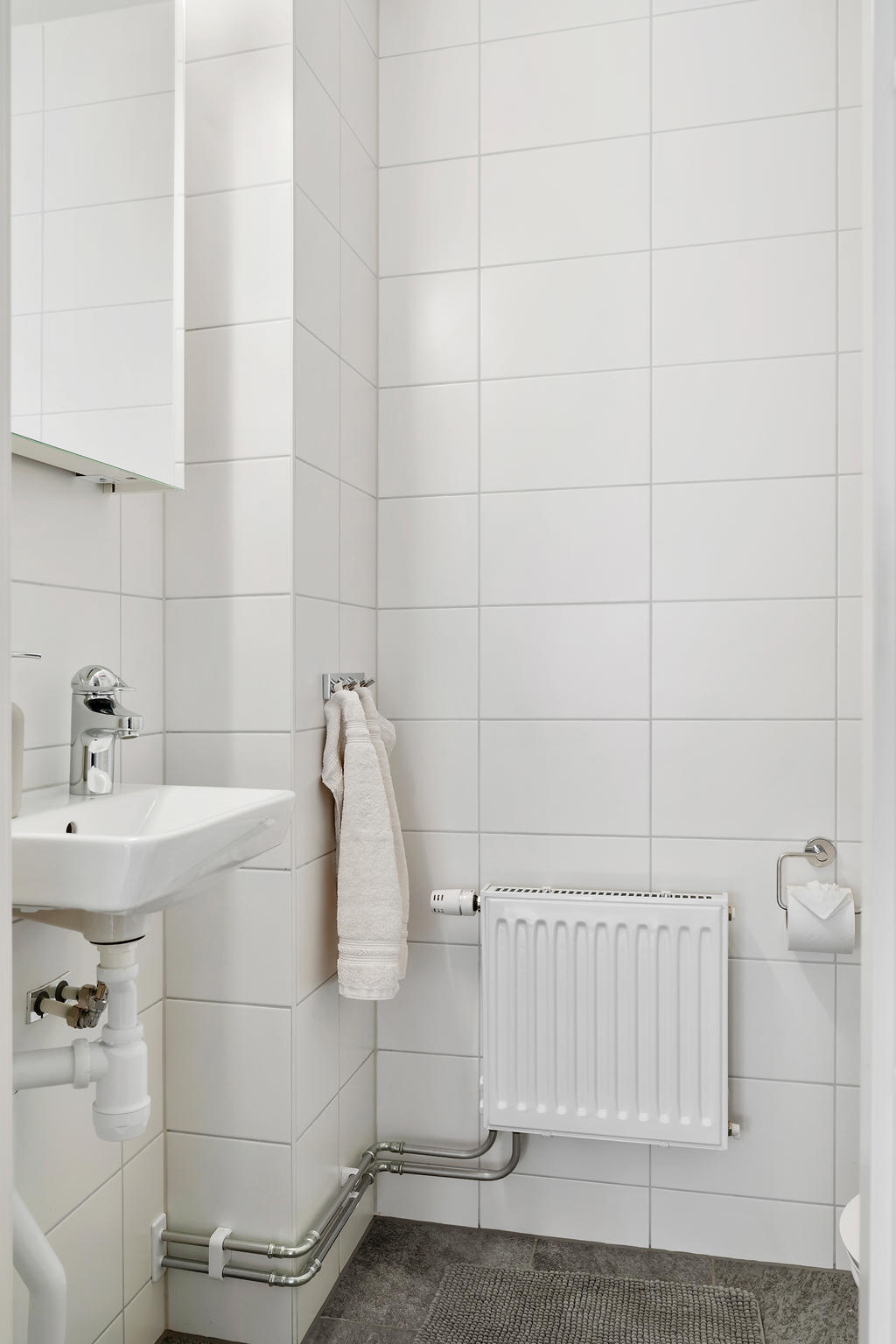 Praktiskt med gästtoalett
