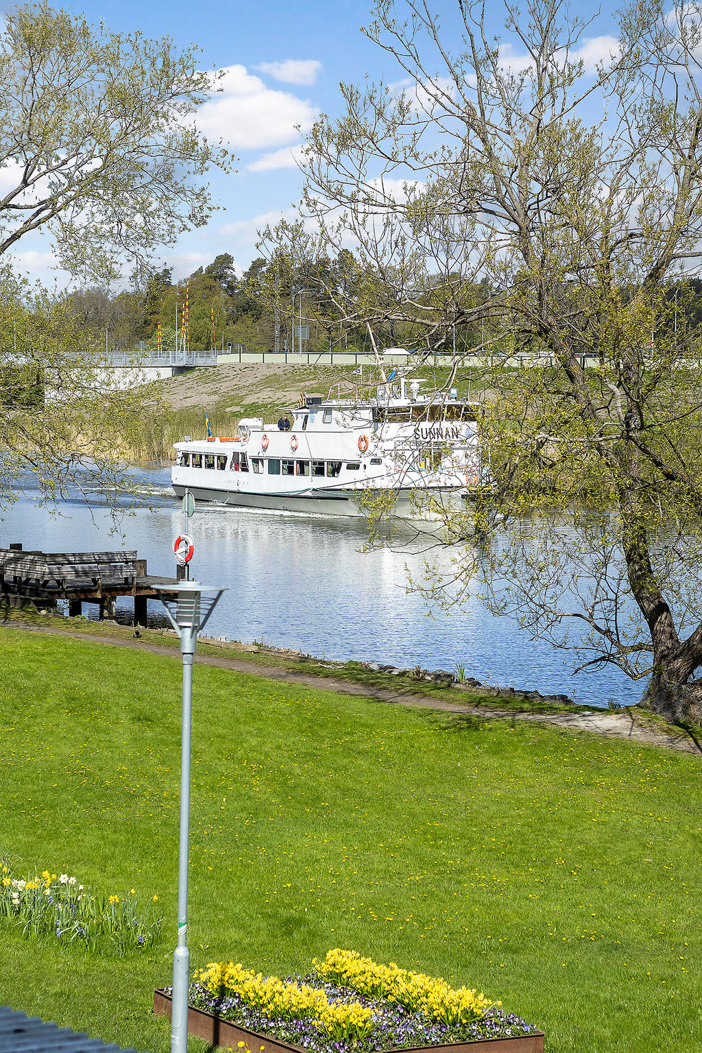 Sl´s pendelbåt (linje 89) som traffikerar Ekerö- Stadshuset.