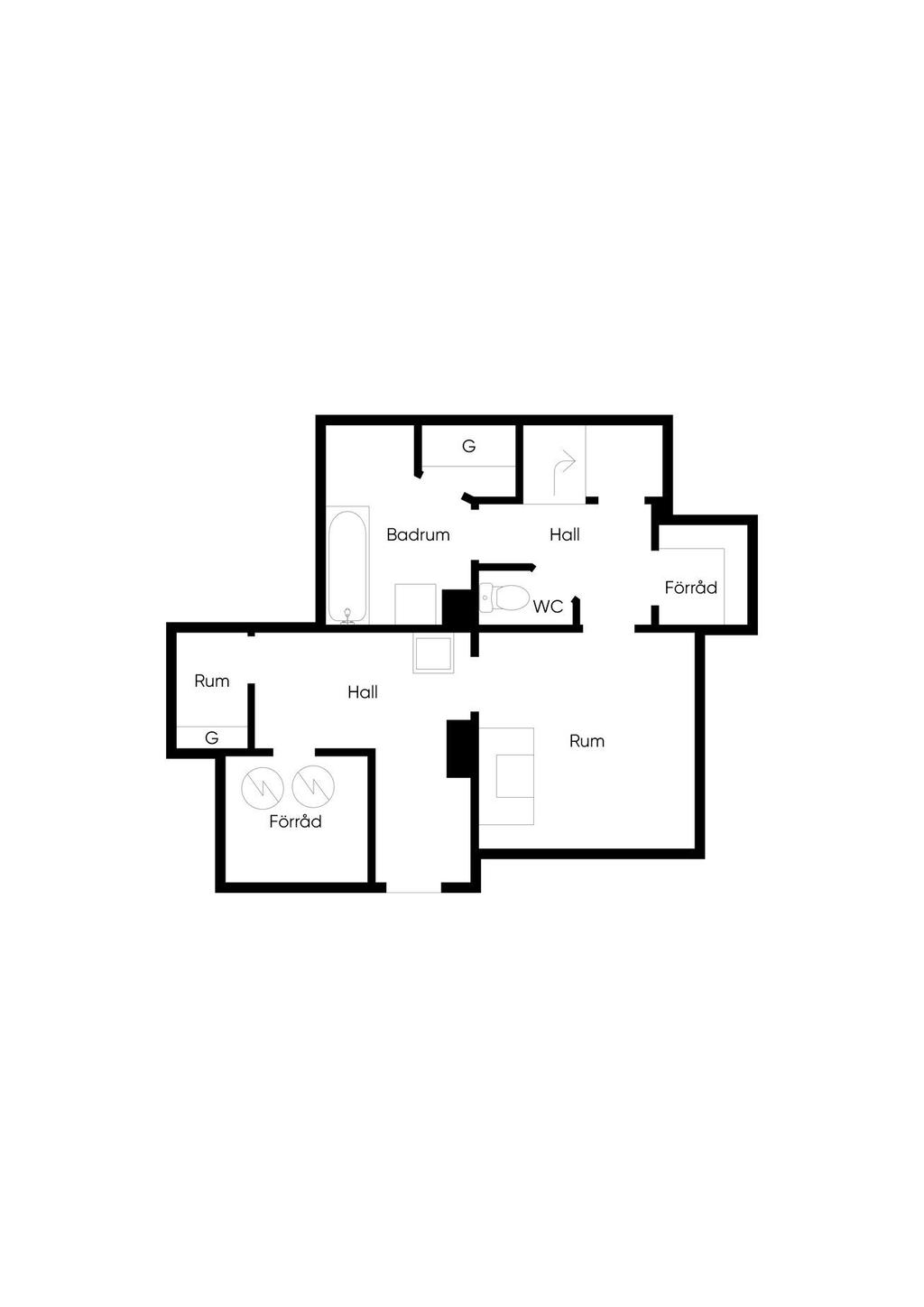 Källare/soutterängplan