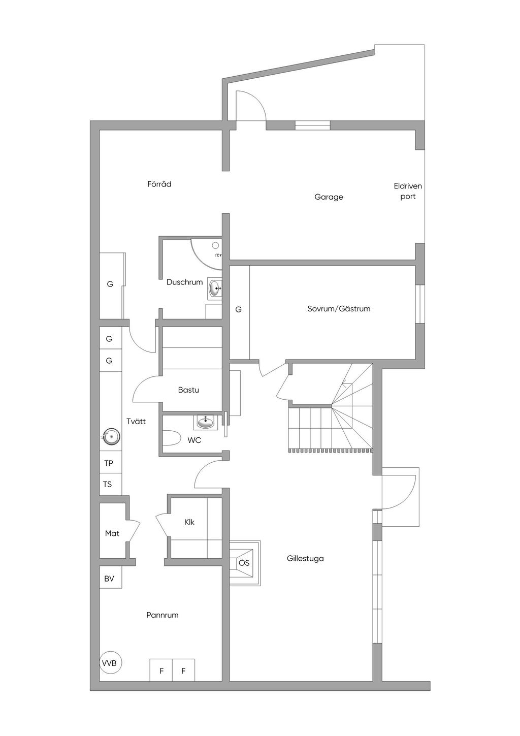Souterrängplan
