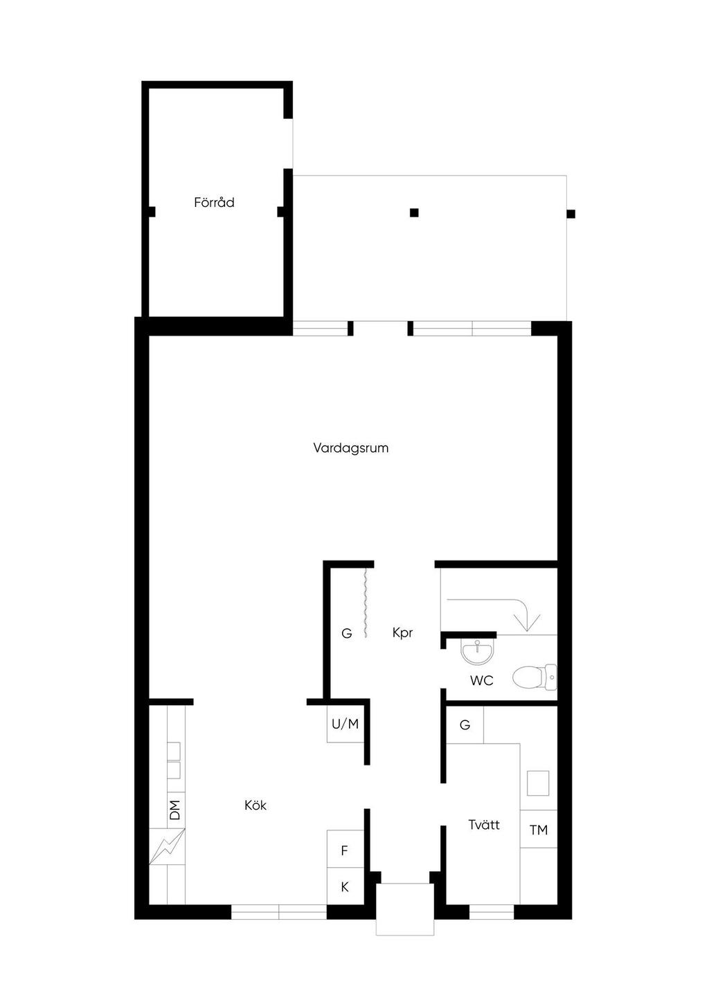 Planlösning entréplan